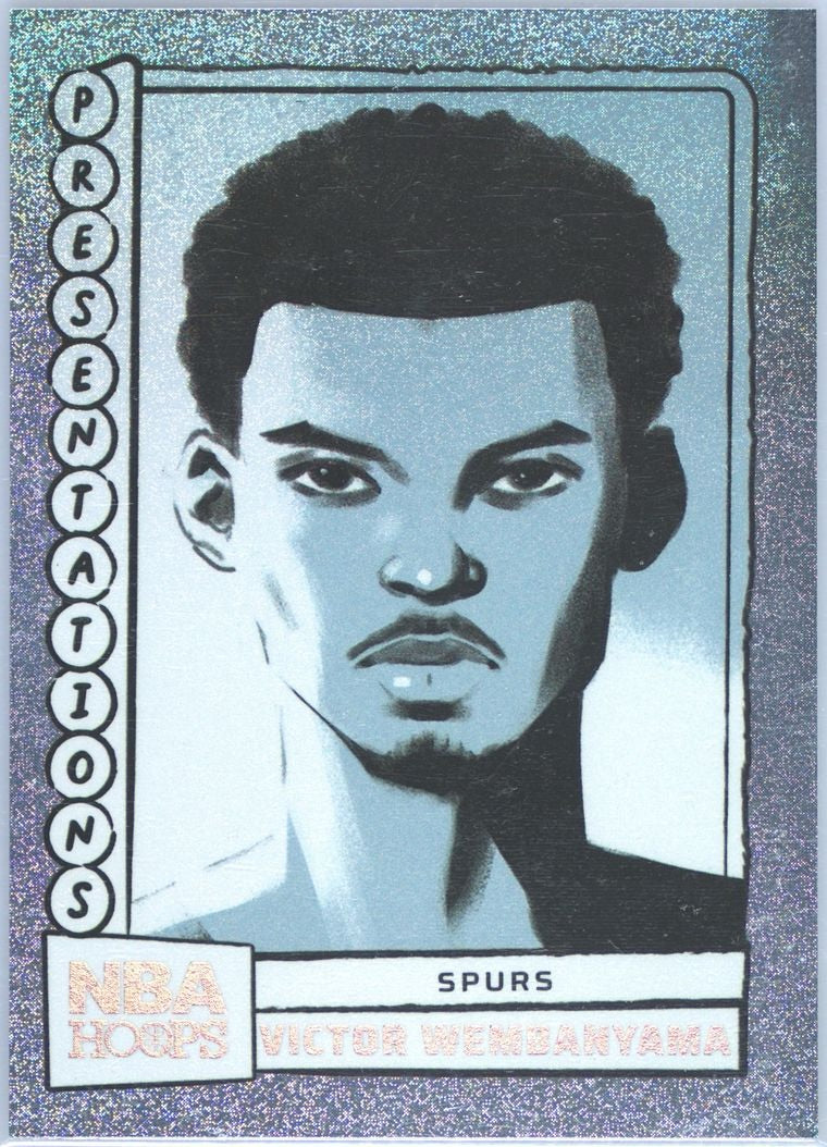 2024 PANINI NBA HOOPS PRESENTATIONS 10 VICTOR WEMBANYAMA
