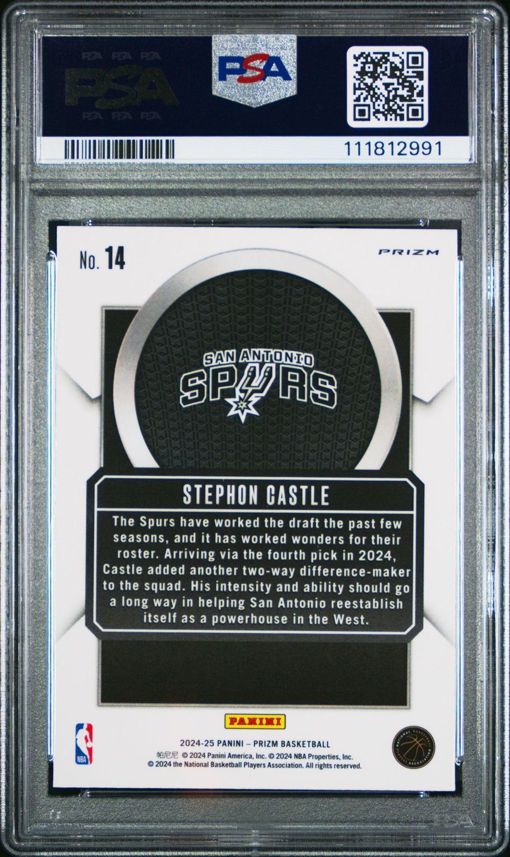 2024 PANINI PRIZM TALISMEN | FAST BREAKSTEPHON CASTLE 14