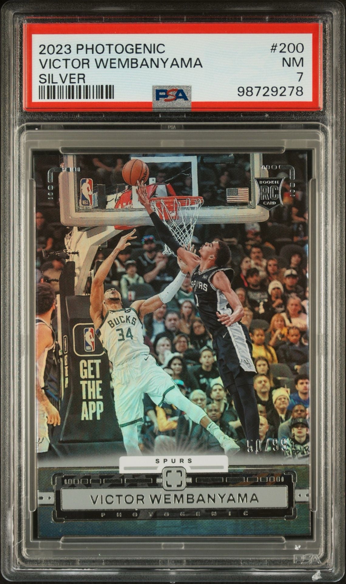 2023 PANINI PHOTOGENIC | SILVER [#50/99] VICTOR WEMBANYAMA 200