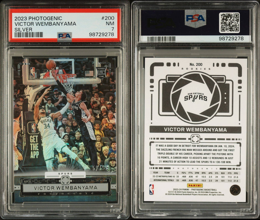 2023 PANINI PHOTOGENIC | SILVER [#50/99] VICTOR WEMBANYAMA 200
