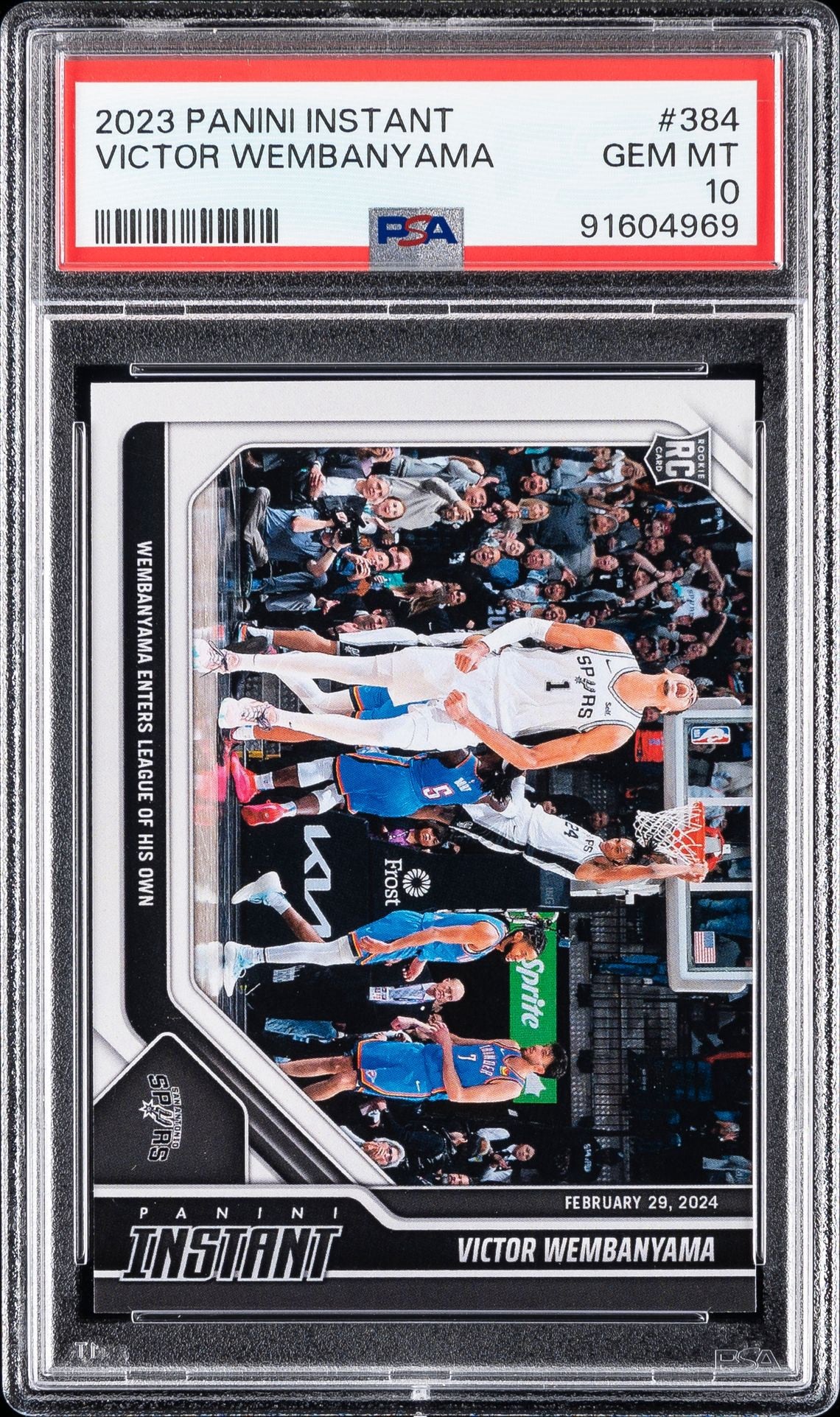 2023 PANINI INSTANT VICTOR WEMBANYAMA 384